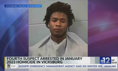 Vicksburg police arrest 4th suspect in January 2023 homicide