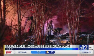 Fire damages Jackson home on Hair Street