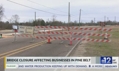 Bridge connecting Hattiesburg to Petal now closed