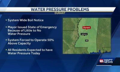 Durant under boil water notice