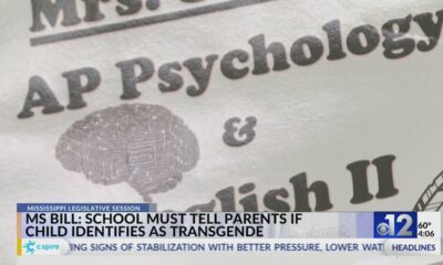 MS Bill: School must tell parents if child identifies as transgender