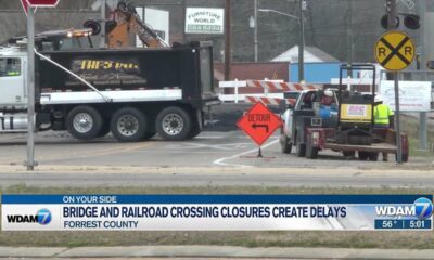 Bridge and railroad crossing closures create delays