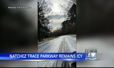 Natchez Trace: Roads remain slick near Tupelo