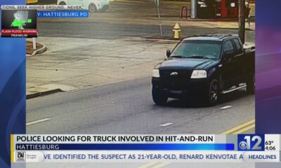 Hattiesburg police search for hit-and-run suspect in blue Ford truck