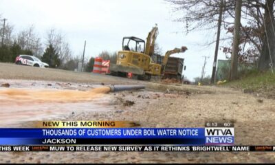 Thousands of customers under boil water notice in Jackson