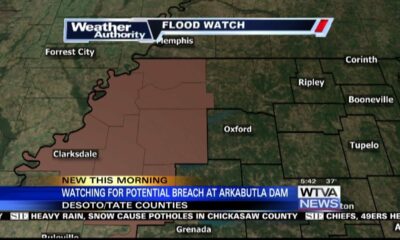 USACE issues potential breach watch at Arkabutla Dam