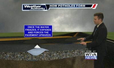 Meteorologist Gabe Mahner explains how weather can cause potholes