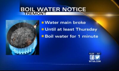 Tremont issues boil water alert