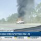 SUV catches fire on I-10