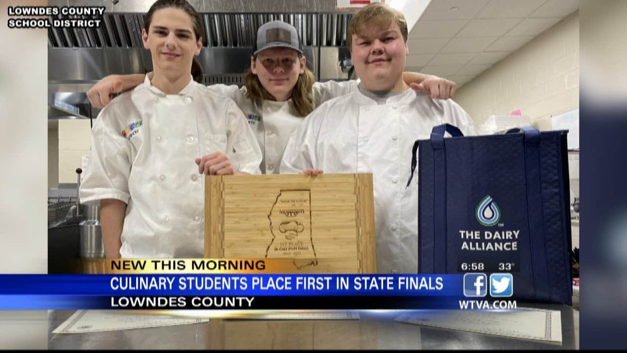 Culinary students in Lowndes County place first in competition