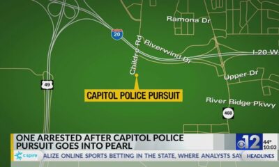 Capitol police arrest man after chase into Pearl