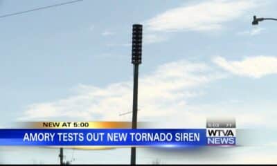 Amory tests new tornado siren