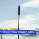 Amory tests new tornado siren