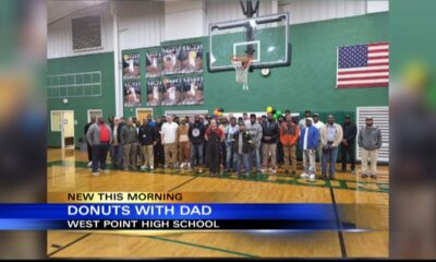 West Point High School held 'Donuts with Dad' event