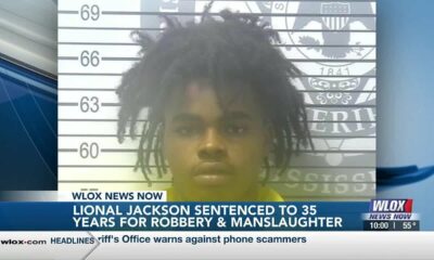 Gulfport teen sentenced to 35 years for robbery and manslaughter charges