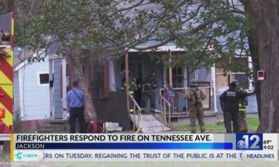 Crews respond to house fire on Tennessee Ave. in Jackson