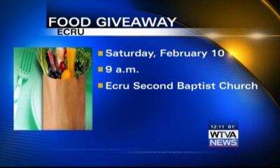 Food giveaway set for Feb. 10 in Ecru