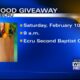 Food giveaway set for Feb. 10 in Ecru