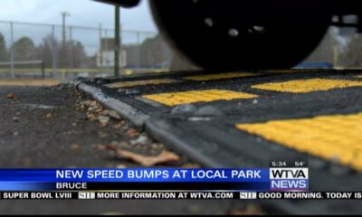 The City of Bruce adds speed bumps to its city park to help with safety