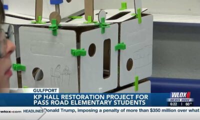 Pass Road Elementary students make KP Hall restoration plans