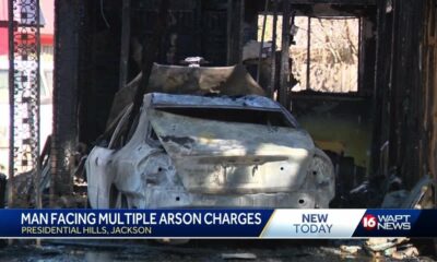 Jackson man faces several counts of arson