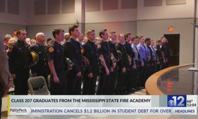 Class 207 graduates from Mississippi State Fire Academy