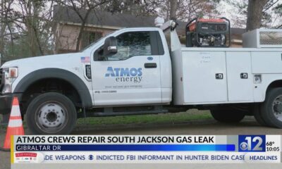 Atmos crews repair gas leak in South Jackson