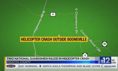 2 National Guard members die in northeast Mississippi helicopter crash