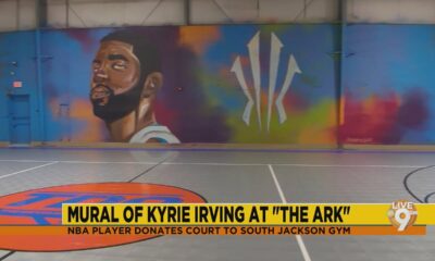 Mural of Kyrie Irving at The Ark