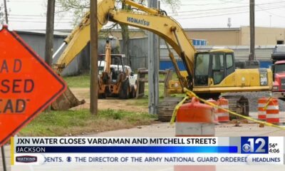 JXN Water to close Vardaman and Mitchell Streets