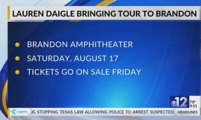 Lauren Daigle bringing tour to Brandon Amphitheater