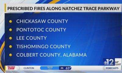 Natchez Trace Parkway will conduct spring prescribed fires