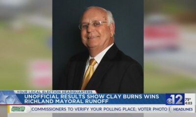 Unofficial results show Clay Burns winning Richland mayoral runoff