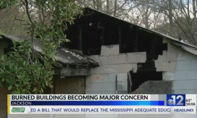 Burned buildings are a concern in Jackson