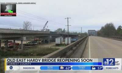 Bridge over Leaf River expected to open mid-April