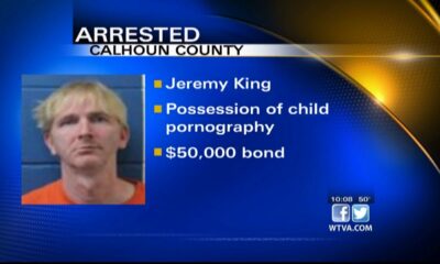 Man arrested over child pornography charges in Calhoun County