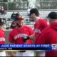 VIDEO: Corinth High School baseball player starts first game since cancer diagnosis