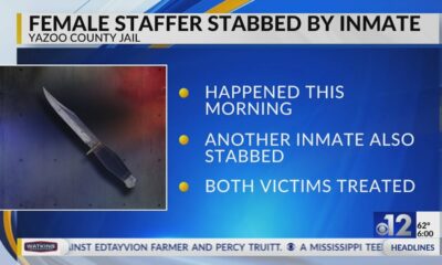 Female staffer stabbed by inmate at Yazoo County Jail