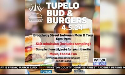 Tupelo Bud & Burgers postponed to April 5