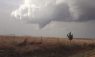 RAW VIDEO: Funnels with Tornado Warned Storm near Carpenter, Oklahoma