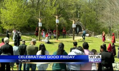 Tupelo catholic church reenacts trial and crucifixion in celebration of Good Friday