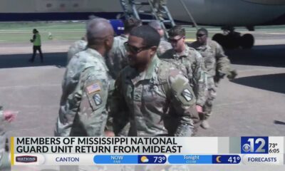 Mississippi National Guardsmen return home from Middle East