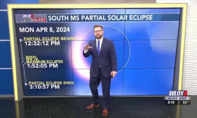 Pleasant weekend, watching eclipse Monday for clouds