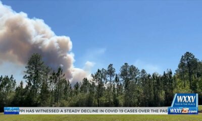 Local agencies work on fires in Hancock County