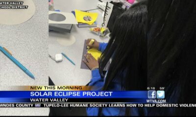 Water Valley students make solar eclipse project