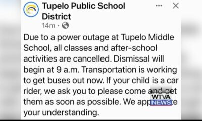 Too much rainfall caused power outage at Tupelo Middle School, forced early dismissal