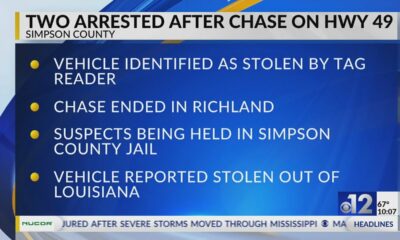 Two arrested after chase ends in Richland