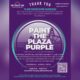 Paint the Plaza Purple set for Dumont Plaza in Meridian Apr. 16