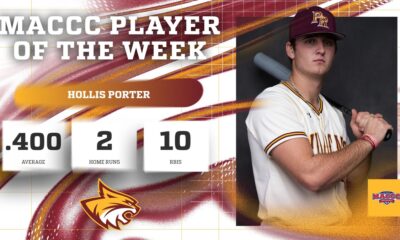 Hollis Porter snatches second straight MACCC Player of the Week award