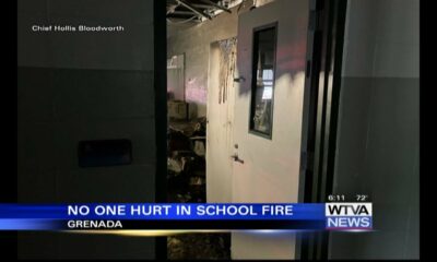 No injuries after fire at Grenada elementary school